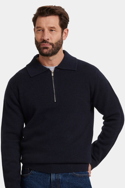Das COMPONE Viertelreißverschluss-Poloshirt