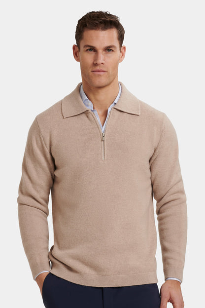 Das COMPONE Viertelreißverschluss-Poloshirt