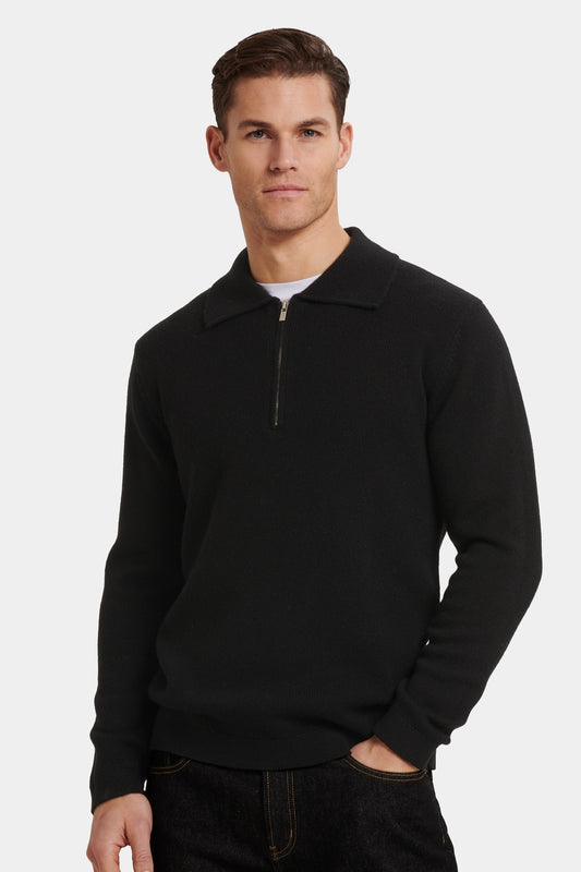 Das COMPONE Viertelreißverschluss-Poloshirt