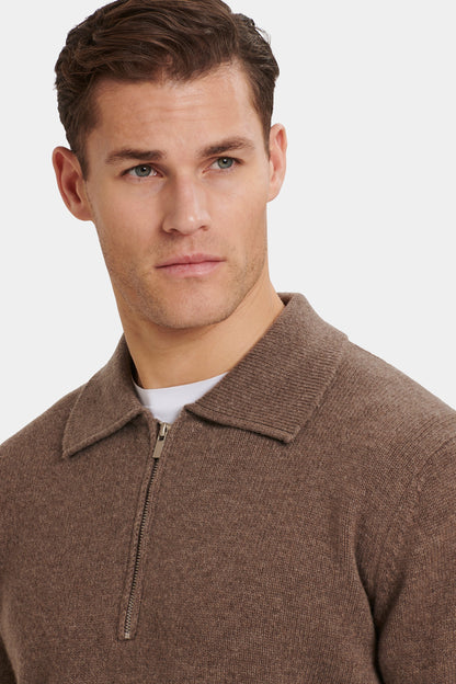 Das COMPONE Viertelreißverschluss-Poloshirt
