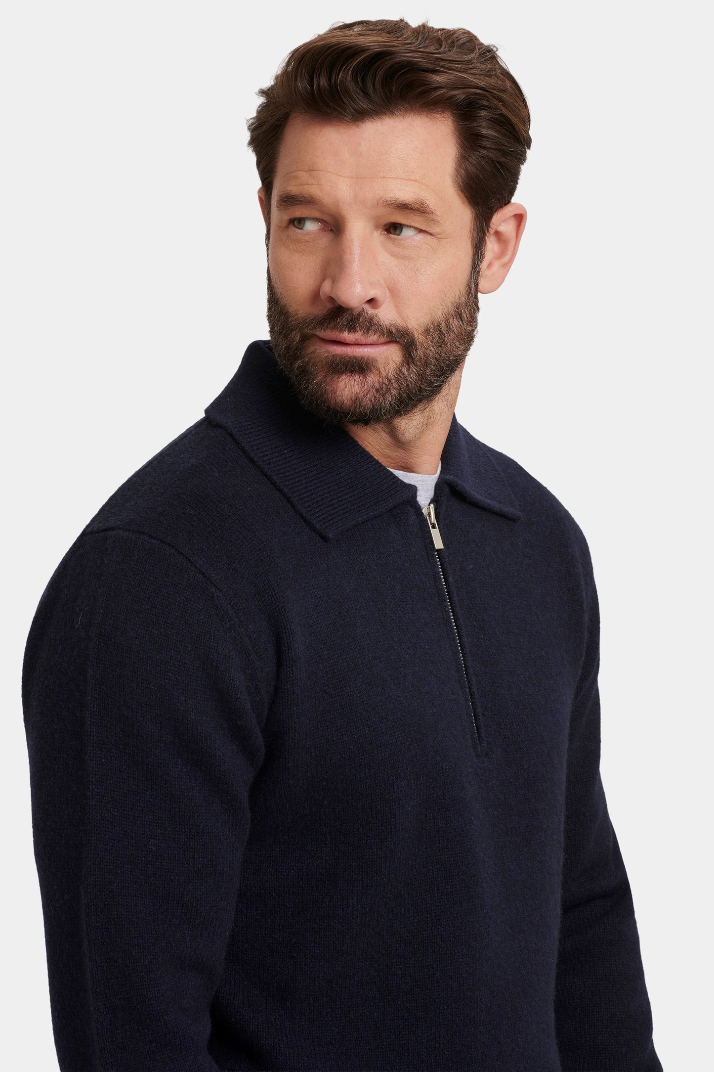 Das COMPONE Viertelreißverschluss-Poloshirt