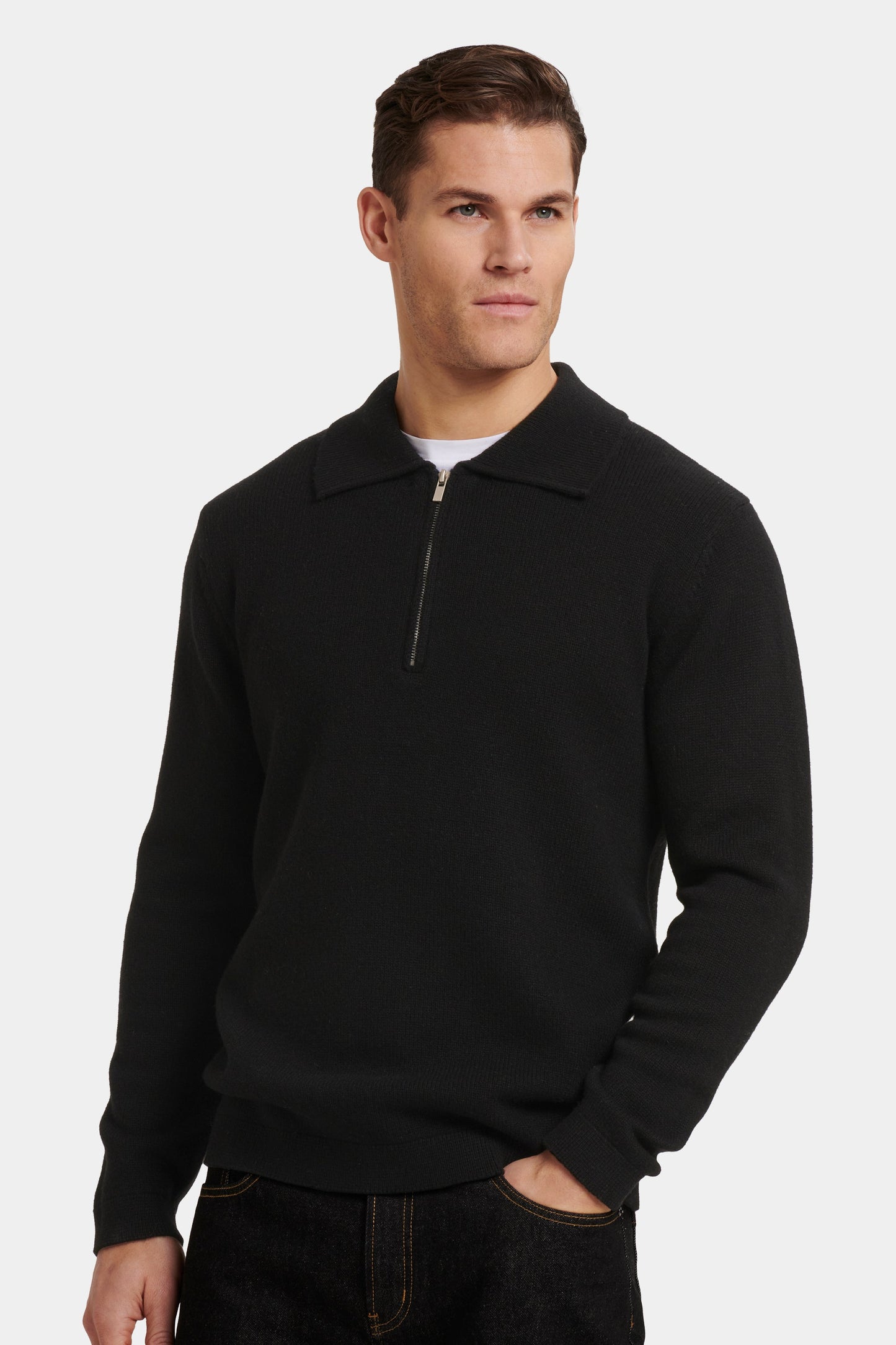Das COMPONE Viertelreißverschluss-Poloshirt