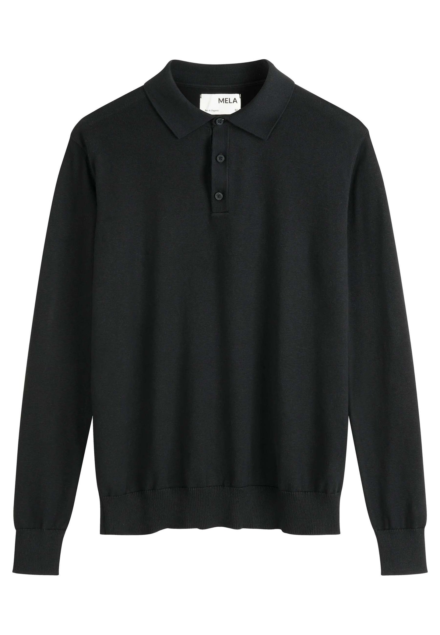 Langärmliges Strick-Poloshirt Modell HARISH