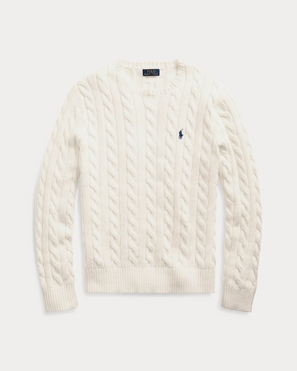 Classic RL cabled cotton sweater