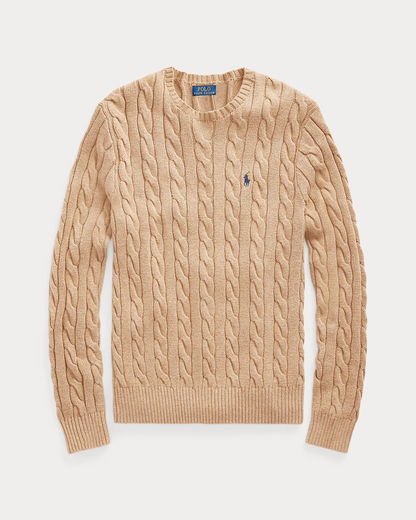 Classic RL cabled cotton sweater