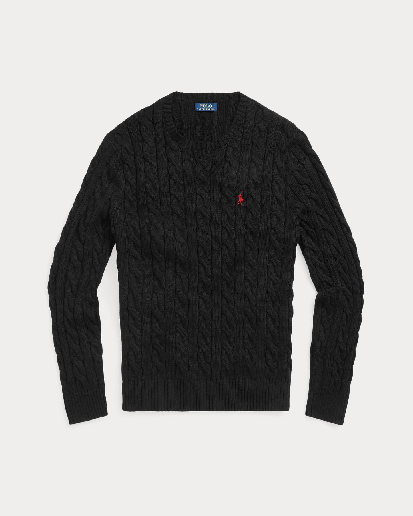 Classic RL cabled cotton sweater