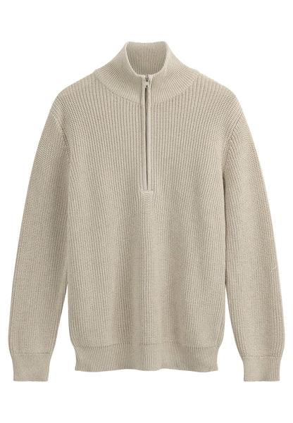 Troyer-Pullover im Rippstrick-Design UDAI