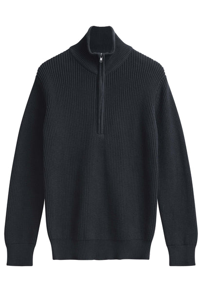 Troyer-Pullover im Rippstrick-Design UDAI