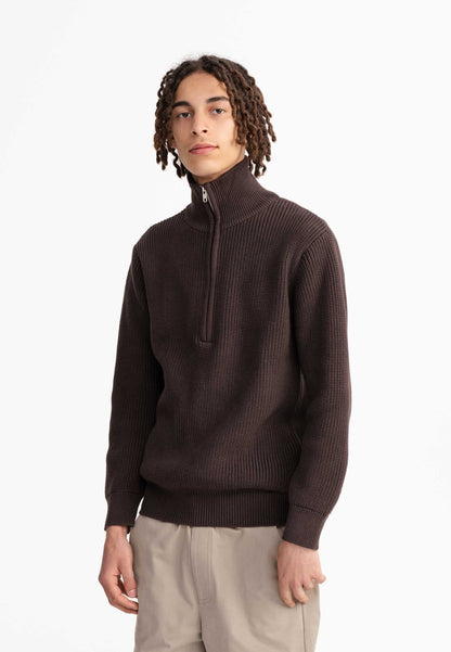 Troyer-Pullover im Rippstrick-Design UDAI