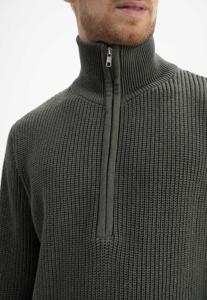 Troyer-Pullover im Rippstrick-Design UDAI