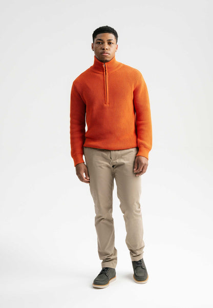 Troyer-Pullover im Rippstrick-Design UDAI