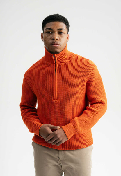 Troyer-Pullover im Rippstrick-Design UDAI