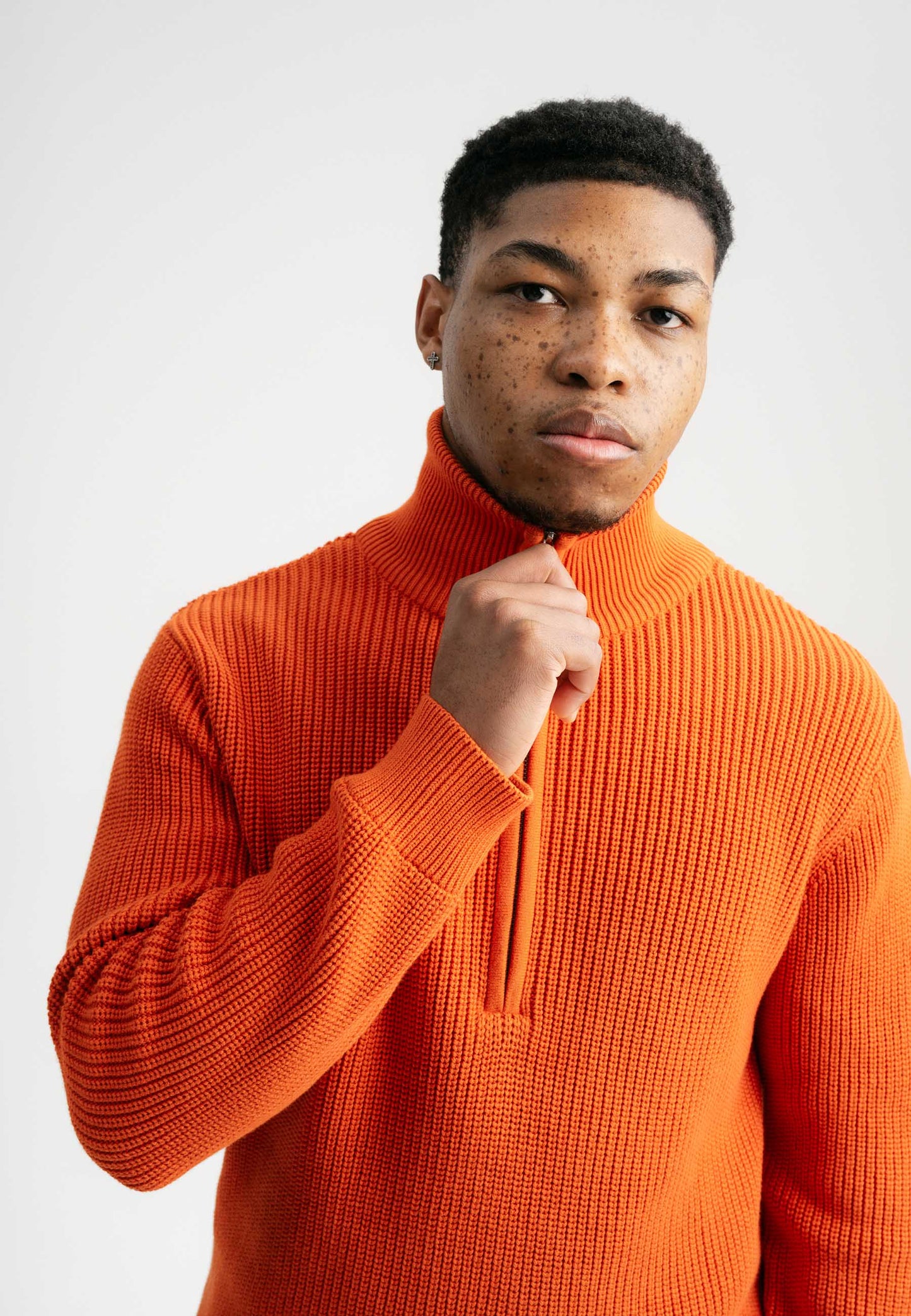 Troyer-Pullover im Rippstrick-Design UDAI