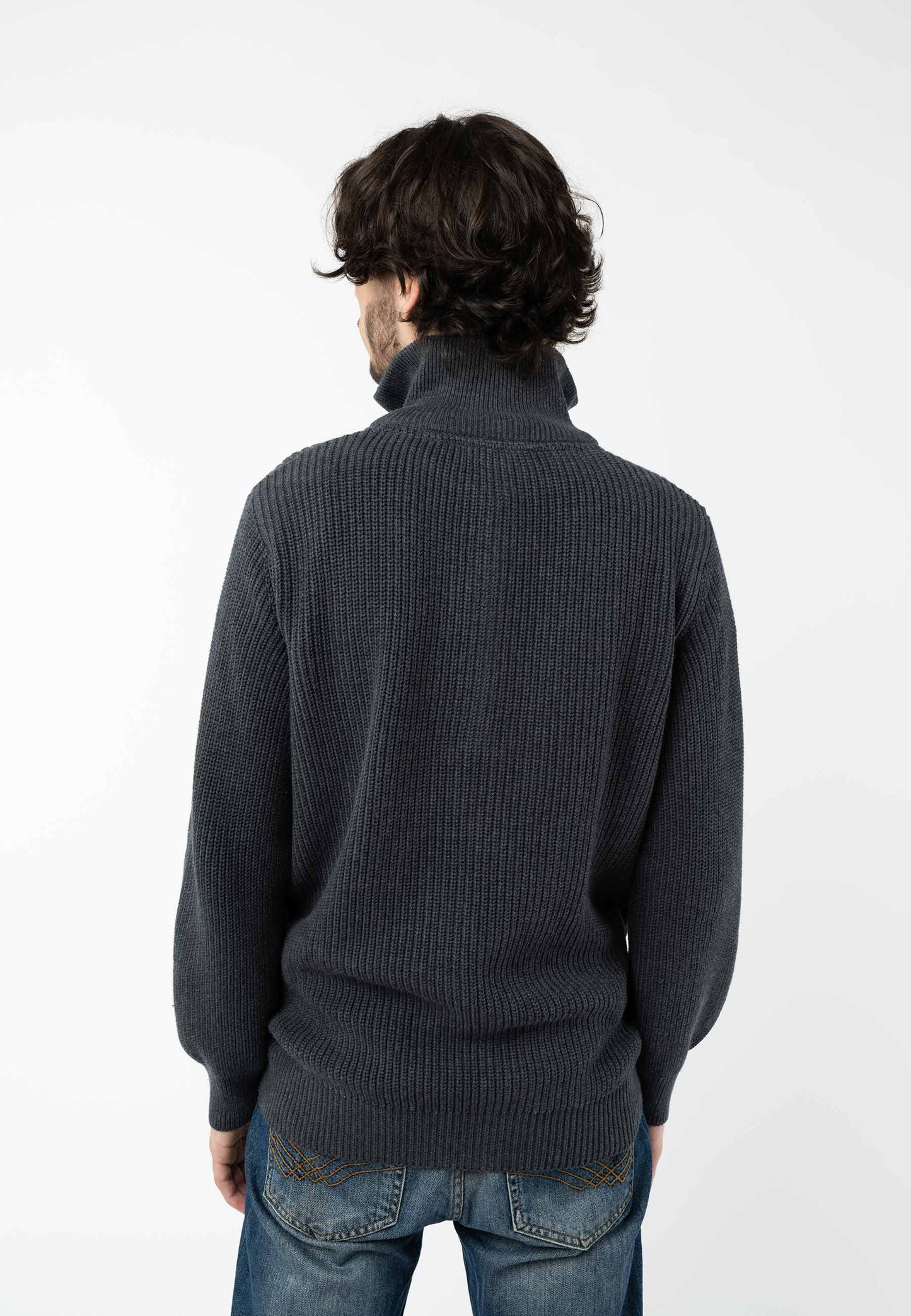 Troyer-Pullover im Rippstrick-Design UDAI
