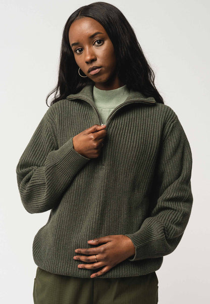 Troyer-Pullover im Rippstrick-Design UDAI