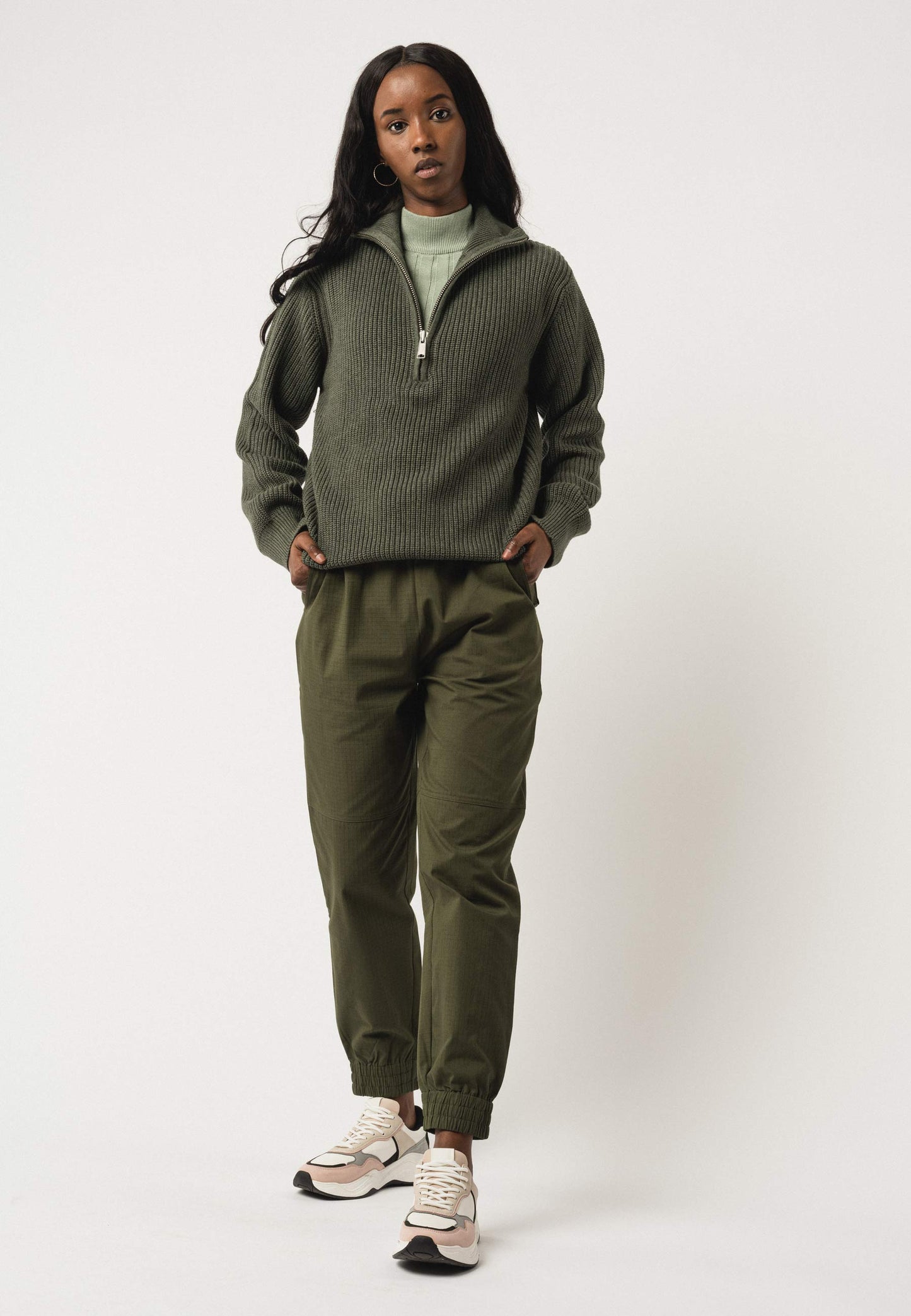 Troyer-Pullover im Rippstrick-Design UDAI