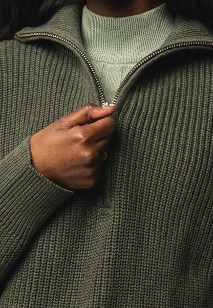 Troyer-Pullover im Rippstrick-Design UDAI