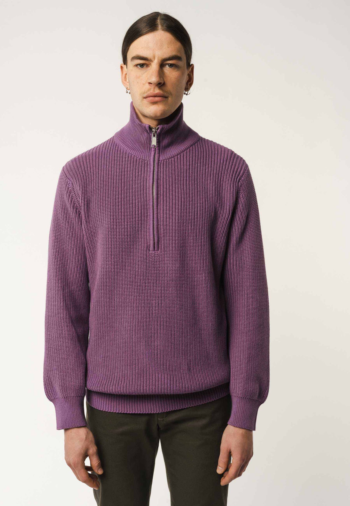 Troyer-Pullover im Rippstrick-Design UDAI