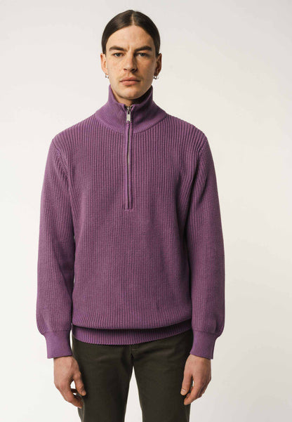 Troyer-Pullover im Rippstrick-Design UDAI
