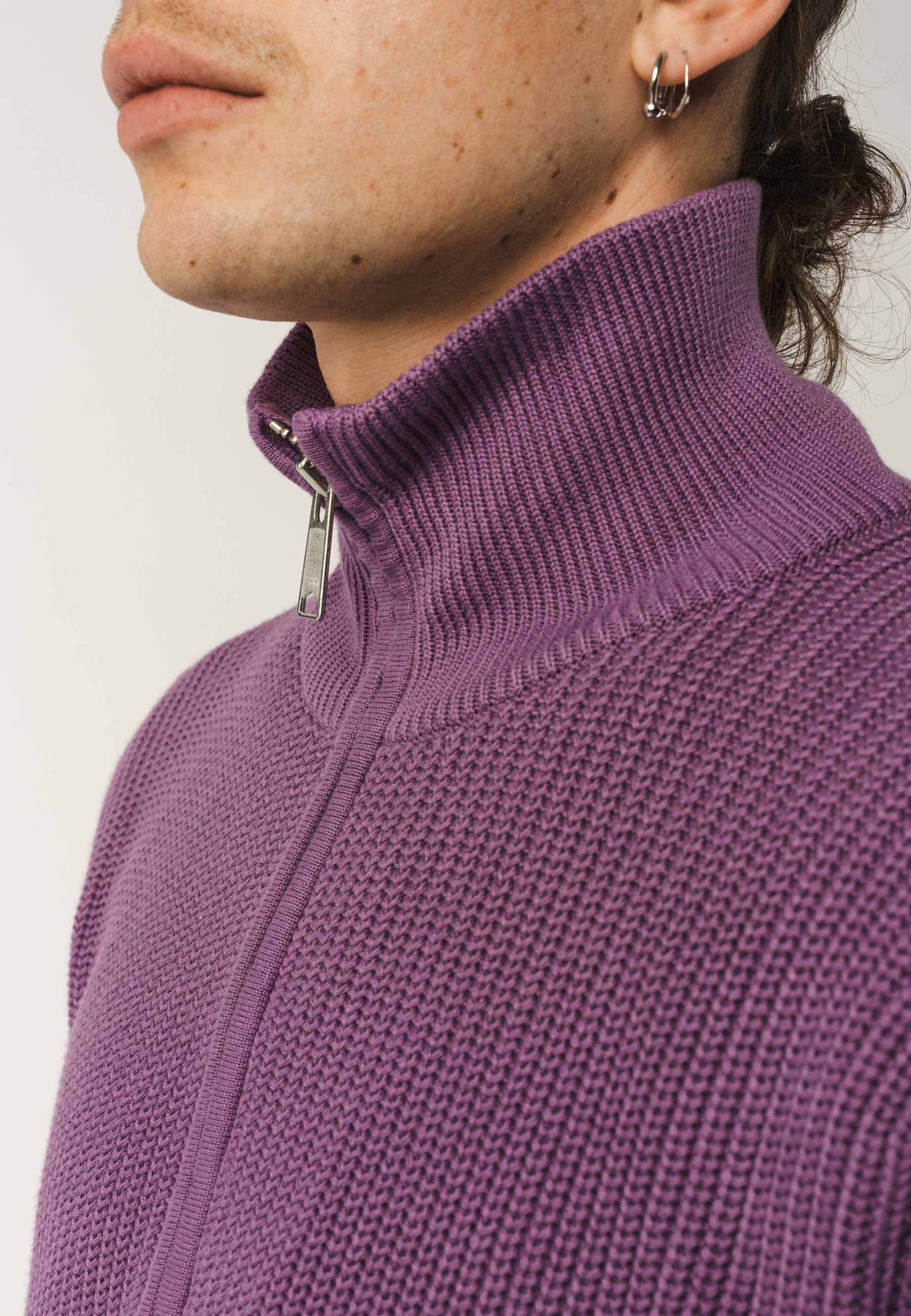 Troyer-Pullover im Rippstrick-Design UDAI