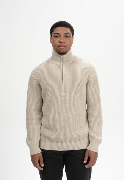 Troyer-Pullover im Rippstrick-Design UDAI