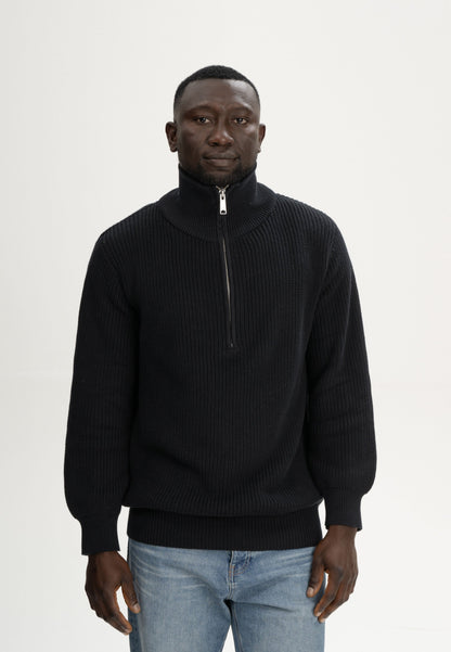 Troyer-Pullover im Rippstrick-Design UDAI